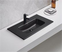 GID Раковина Bm9080s 72209 встраиваемая сверху черная матовая 81x46.5x17 GID-72209
