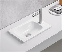 GID Раковина N3340 71170 встраиваемая сверху белая 40.5x26x10 GID-71170
