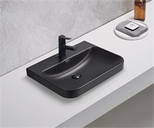 GID Раковина Bm9560s 72210 встраиваемая сверху черная матовая 61x46.5x16 GID-72210