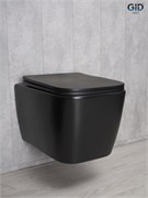 GID Унитаз подвесной Tr2140Bm 62255Y черный матовый 51x35x37.5 GID-62255Y
