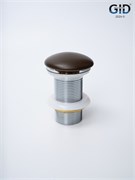 GID Донный клапан без перелива Br100 74406K коричневый матовый 7x7x10 GID-74406K