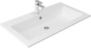 AQUANET Elektra Раковина полувстраиваемая ширина 70 см, белый AQUANET-270159