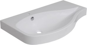 AQUANET Elektra Раковина полувстраиваемая ширина 90 см, белый AQUANET-270157