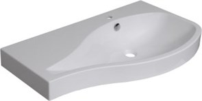 AQUANET Soprano Раковина полувстраиваемая ширина 95 см, белый AQUANET-169395
