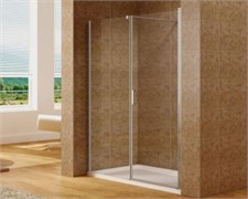 AQUANET Cinetic Душевой уголок квадратный дверь распашная размер 90x90 см профиль - хром / стекло - прозрачное AQUANET-AE12-N-90H190U-CT + AE12-F-90H190U-CT