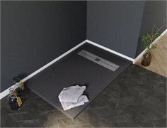 AQUANET Delight Душевой поддон прямоугольный размер 140x90 см, цвет черный AQUANET-258899