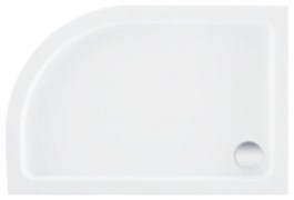AQUANET GL180 Душевой поддон асимметричный левый размер 120x80 см, цвет белый AQUANET-265566
