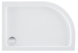 AQUANET GL180 Душевой поддон асимметричный правый размер 120x80 см, цвет белый AQUANET-265567