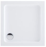 AQUANET GL180 Душевой поддон квадратный размер 80x80 см, цвет белый AQUANET-265568