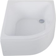 AQUANET Optimal Душевой поддон четверть круга размер 90x90 см, цвет белый AQUANET-293357