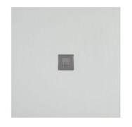 AQUANET Pleasure Душевой поддон квадратный размер 100x100 см, цвет серый AQUANET-258875