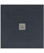 AQUANET Pleasure Душевой поддон квадратный размер 100x100 см, цвет черный AQUANET-258889