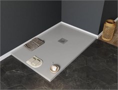 AQUANET Pleasure Душевой поддон прямоугольный размер 120x80 см, цвет серый AQUANET-258876