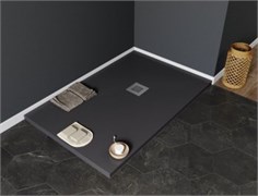 AQUANET Pleasure Душевой поддон прямоугольный размер 140x80 см, цвет черный AQUANET-258892