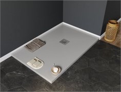 AQUANET Pleasure Душевой поддон прямоугольный размер 140x90 см, цвет серый AQUANET-258879