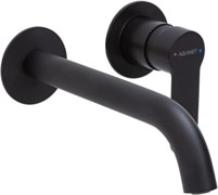 AQUANET Passion Смеситель для раковины-чаши, цвет черный AQUANET-336185