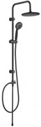 AQUANET Passion Душевая стойка, цвет черный AQUANET-AF300-70-R-B