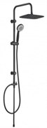 AQUANET Passion Душевая стойка, цвет черный AQUANET-AF300-70-RC-B