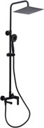 AQUANET Passion Душевая стойка, цвет черный AQUANET-AF300-72-S-B