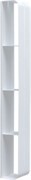 AQUANET Полка Магнум 15x100 белая матовая, вертикальная AQUANET-302238