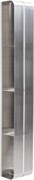 AQUANET Полка Магнум 15x100 сталь браш, вертикальная AQUANET-334114