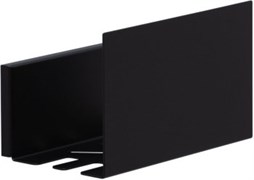 AQUANET Полка Магнум 20x12 черная матовая AQUANET-274190