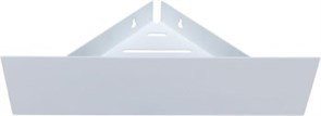 AQUANET Полка Магнум 28x28 белая матовая, угловая AQUANET-302237