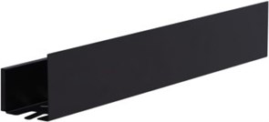 AQUANET Полка Магнум 70x12 черная матовая, с крючками AQUANET-302221