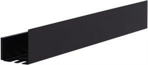 AQUANET Полка Магнум 90x12 черная матовая, с крючками AQUANET-302222
