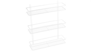 FIXSEN Полка прямая трехэтажная белая (FX-730W-3) FX-730W-3