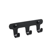 FIXSEN Планка 3 крючка PRACTICA, черный (FX-805B-3) FX-805B-3