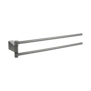 FIXSEN Полотенцедержатель TREND GRAPHITE рога 2-ой (FX-98002A) FX-98002A