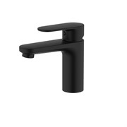 AQUATEK AQ1810MB НИКА Смеситель для раковины 90 без донного клапана, матовый черный AQ1810MB