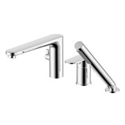 AQUATEK AQ1848CR НИКА Смеситель на борт ванны на 3 отв., хром AQ1848CR