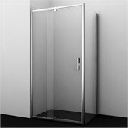 WASSERKRAFT Berkel 48P Душевой уголок прямоугольный размер 130x100 см двери распашные профиль - хром / стекло - прозрачное WASSERKRAFT 48P34