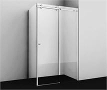 WASSERKRAFT Душевой уголок прямоугольный размер 110x90 см двери раздвижные профиль - хром / стекло - прозрачное WASSERKRAFT 56R15