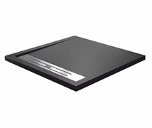 WASSERKRAFT Abens 20T Душевой поддон квадратный искусственный камень размер 90x90 см, черный WASSERKRAFT 20T03