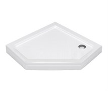 WASSERKRAFT Isen 26T Душевой поддон пятиугольный Акрил размер 100x100 см, белый WASSERKRAFT 26T38
