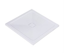 WASSERKRAFT Dinkel 58T Душевой поддон квадратный искусственный камень размер 90x90 см, белый WASSERKRAFT 58T03
