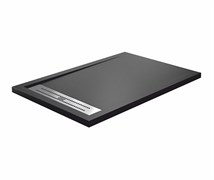 WASSERKRAFT Abens 20T Душевой поддон прямоугольный искусственный камень размер 120x80 см, черный WASSERKRAFT 20T06