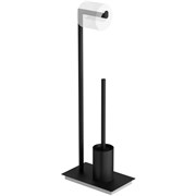 LANGBERGER Black Edition Стойка напольная круг (ерш + бум.дер.) (72981-BP), черный матовый BLACKEDITION72981-BP
