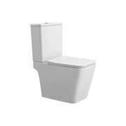 AQUATEK Libra NEW Унитаз-компакт напольный безободковый с бачком 635*385*820мм, смыв ТОРНАДО, горизонтальный выпуск, тонкое сиденье с механизмом плавного закрывания, цвет белый AQ1263NT-00
