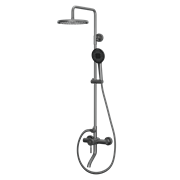 RUSH Melos Душевая система с изливом графит (SUS1101-40Grey), цвет графит SUS1101-40Grey