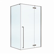 CEZARES Liner Душевой уголок прямоугольный размер 120x90 см двери распашные профиль - оружейная сталь / стекло - прозрачное LINER-AH-1-120/90-C-GM-R
