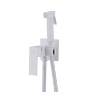 ABBER Daheim Смеситель AF8226W с гигиеническим душем,белый матовый AF8226W