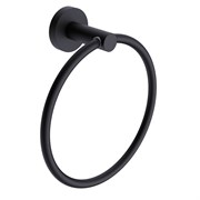 AQUAme Trento Кольцо для полотенца, черный матовый AQM7207MB