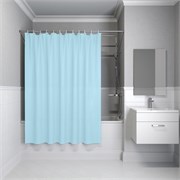 IDDIS Штора для ванной 200x180 см голубой PE (P07PE18i11) ,цвет голубой P07PE18i11