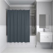 IDDIS Штора для ванной, 200x180 см, Полиэстер, серый, (BS01P18i11) ,цвет серый BS01P18i11