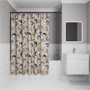 IDDIS Штора для ванной 200x180 см, Полиэстер (BA02P18i11) ,цвет серый BA02P18i11