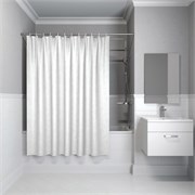 IDDIS Штора для ванной Base 200x240 см, Полиэстер (BD05P24i11) ,цвет белый BD05P24i11